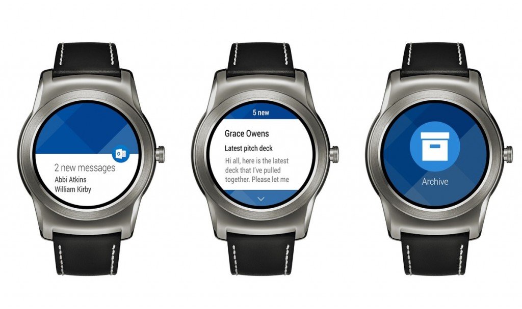 Outlook su Android Wear