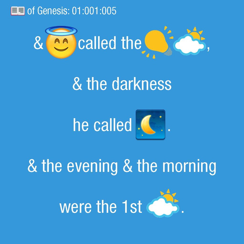 Bibbia in emoji