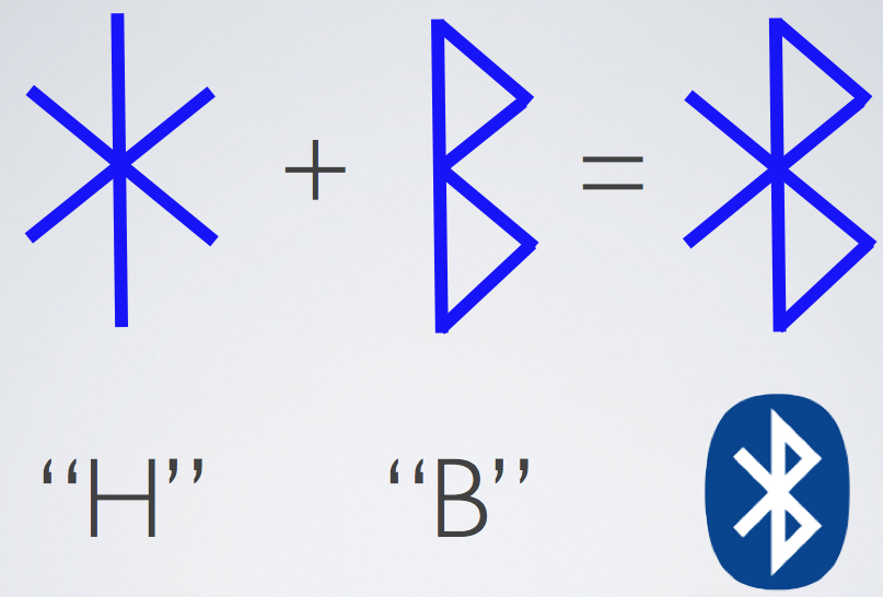 Rune scandinave che hanno portato alla creazione del logo Bluetooth