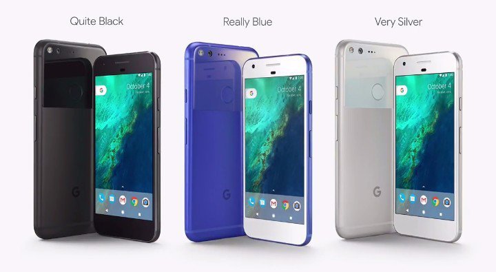 google pixel e pixel xl ufficiali