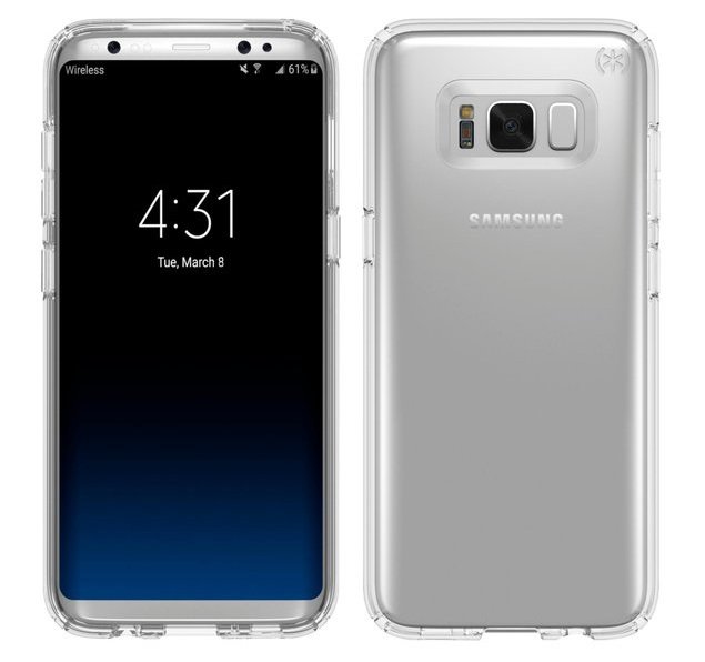 Samsung Galaxy S8 render evleaks
