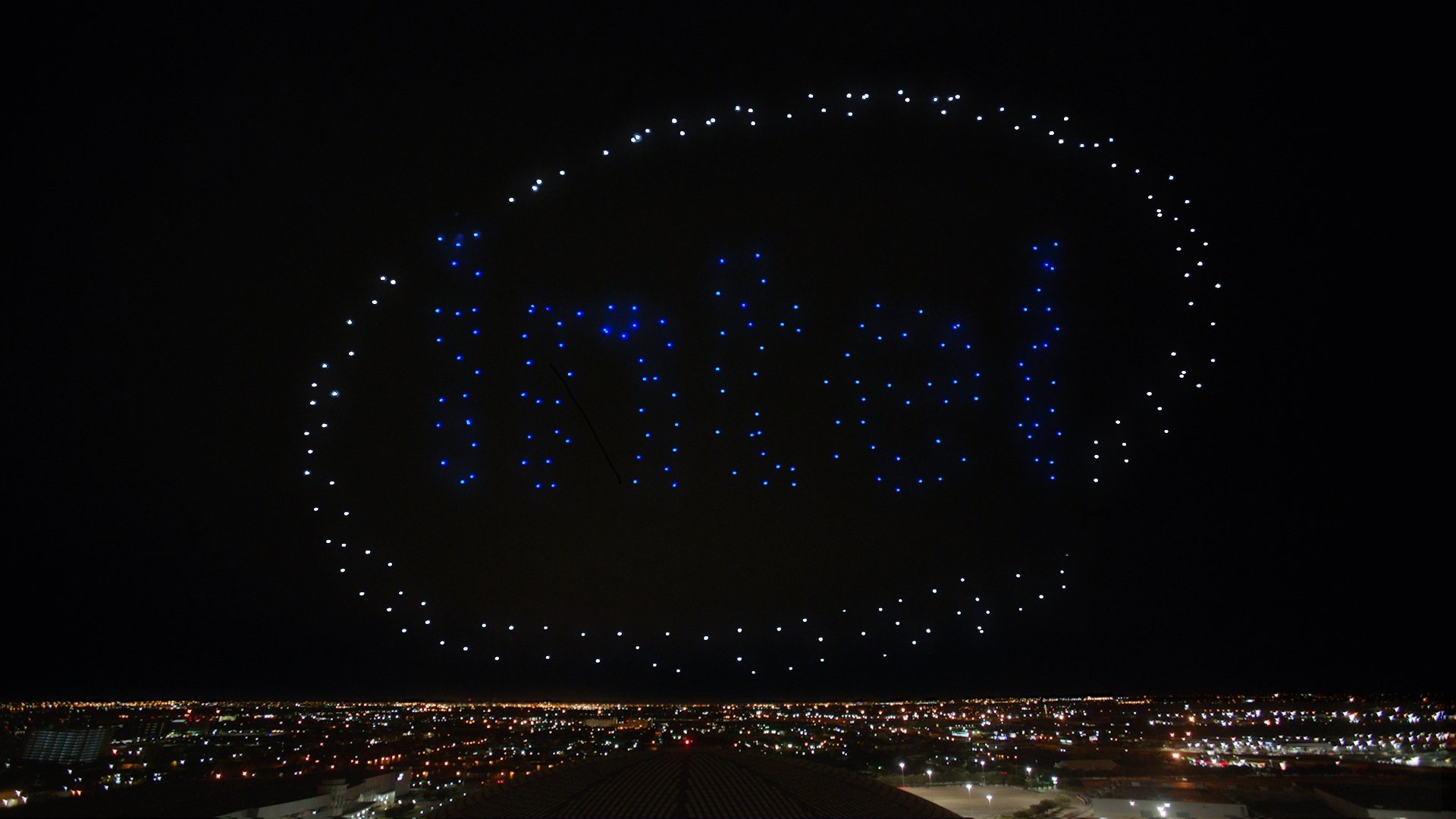 Intel Drone Shooting Star Super Bowl