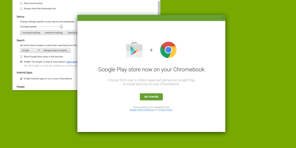 Applicazioni Android su Chrome OS