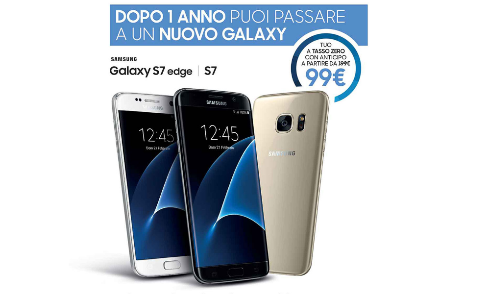 Samsung galaxy s7 s8 finanziamento