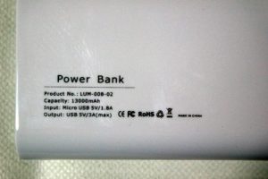 lumsing powerbank 13.000 mah