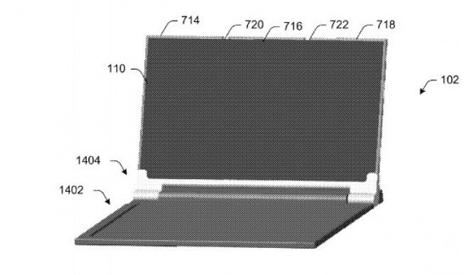 Microsoft dispositivo pieghevole brevetto