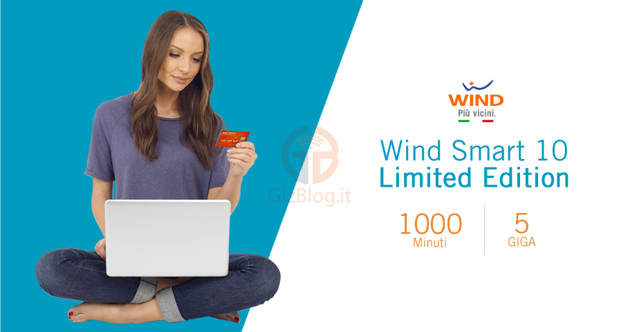 InternetNewsOfferteOperatoriSmartphone Wind Smart 10 Limited Edition 1000 minuti e 5 GB a 10 euro By Michele Perrone- 31/05/2017