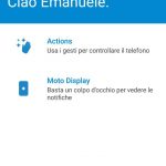 Moto G5 interfaccia