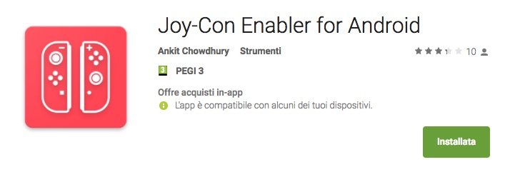 Joy-Con Enabler voor Android
