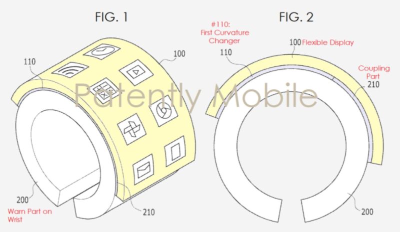 samsung wearable flessibile
