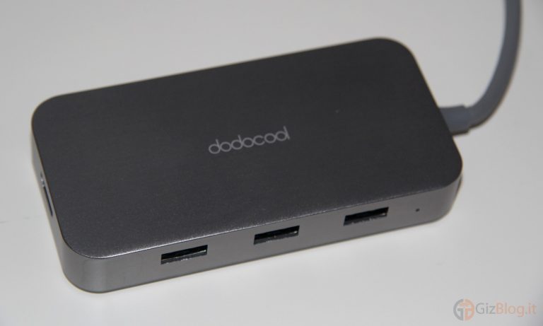 Dodocool DC50 USB Tipo C 6 Hub en 1 Ethernet HDMI