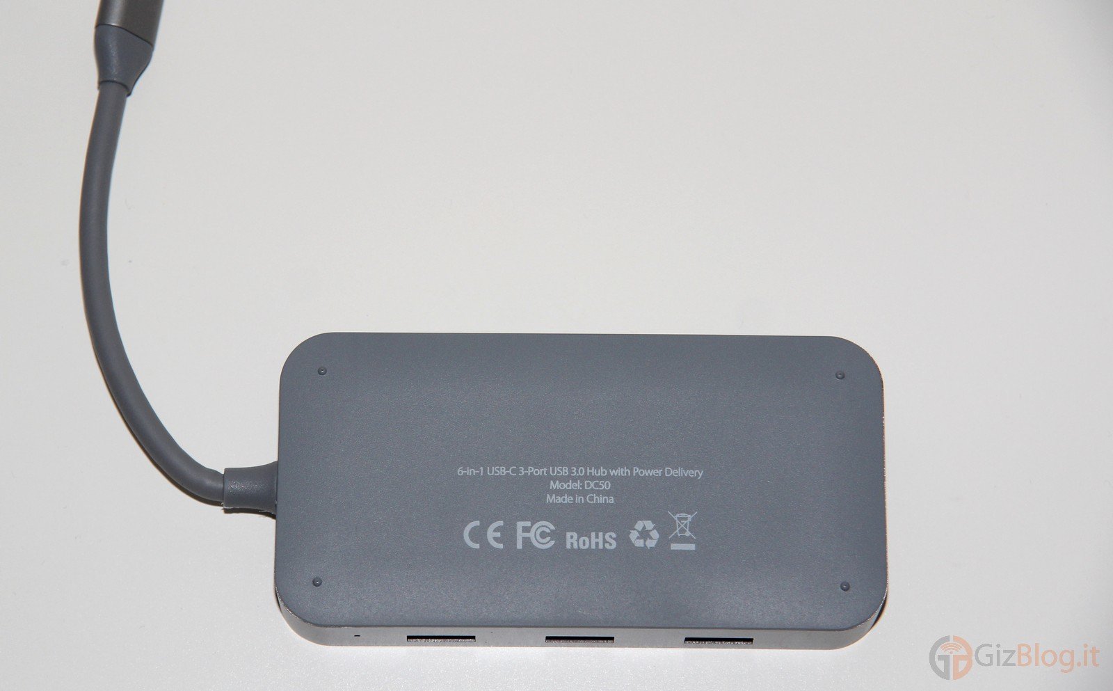 Dodocool DC50 Hub USB type C 6 in 1 Ethernet HDMI
