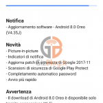 Nokia 8 Android 8.0 Oreo aggiornamento