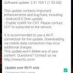 HTC U11 aggiornamento Android 8.0 Oreo