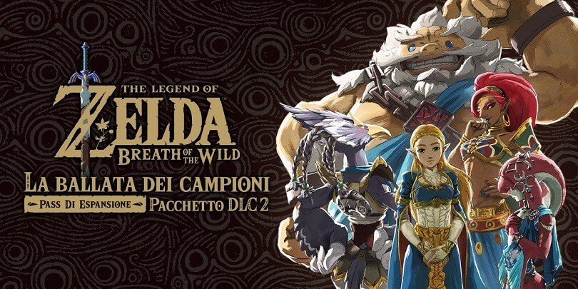 The Legend of Zelda Breath of the Wild DLC ballata dei campioni