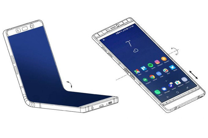 Samsungs smartphone pieghevole