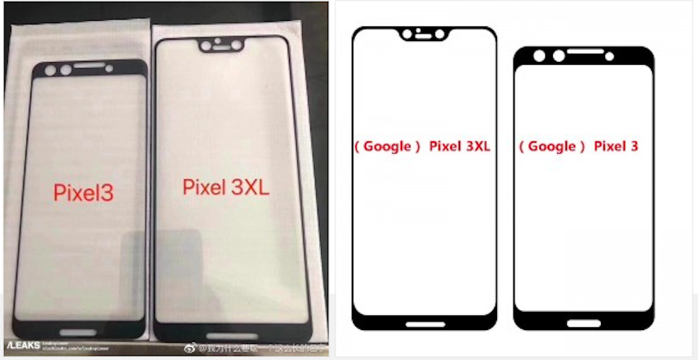 google pixel 3 e 3 xl display
