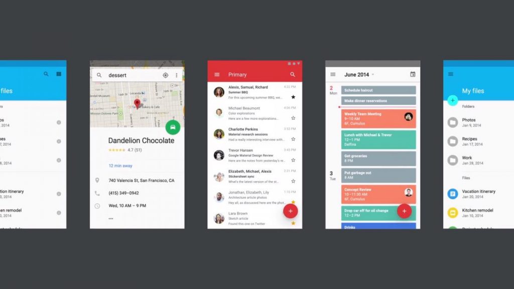 google material design android P