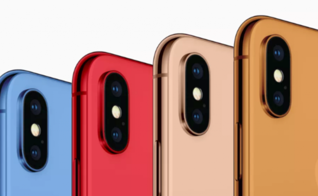 apple iphone 2018 colorazioni