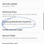 Samsung Galaxy S10 cryptocurrency