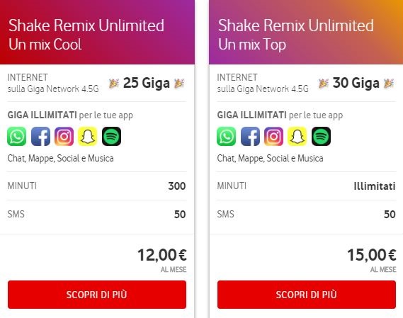 vodafone shake remix unlimited top cool