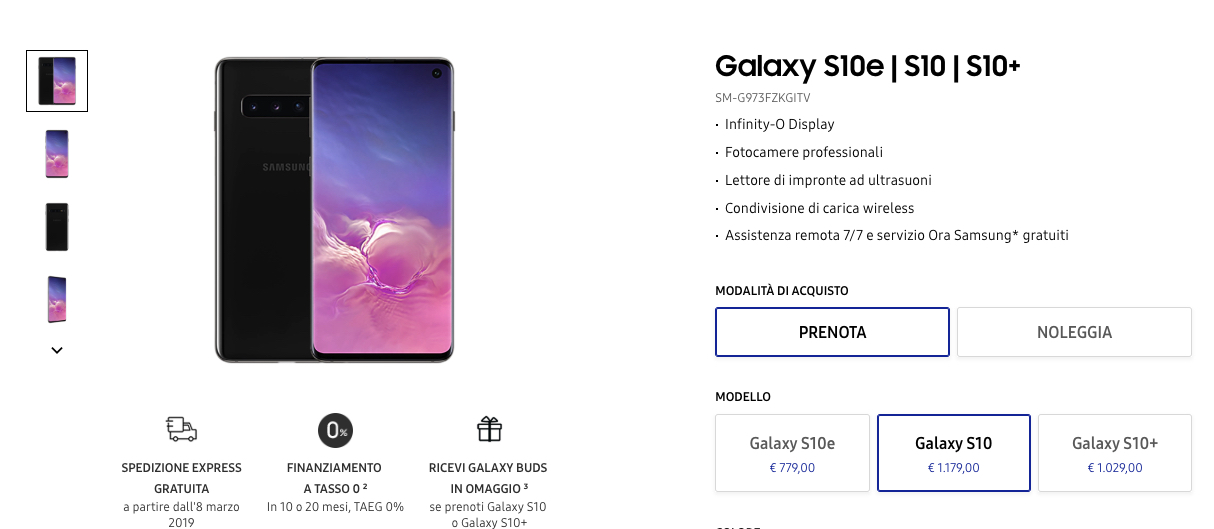 Samsung Galaxy S10