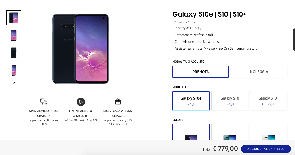 Samsung Galaxy S10e