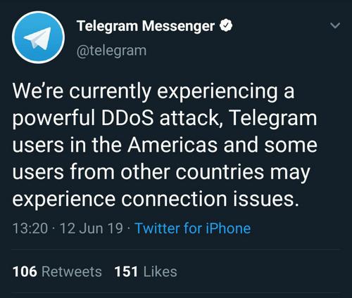 attacco hacker telegram 12 giugno