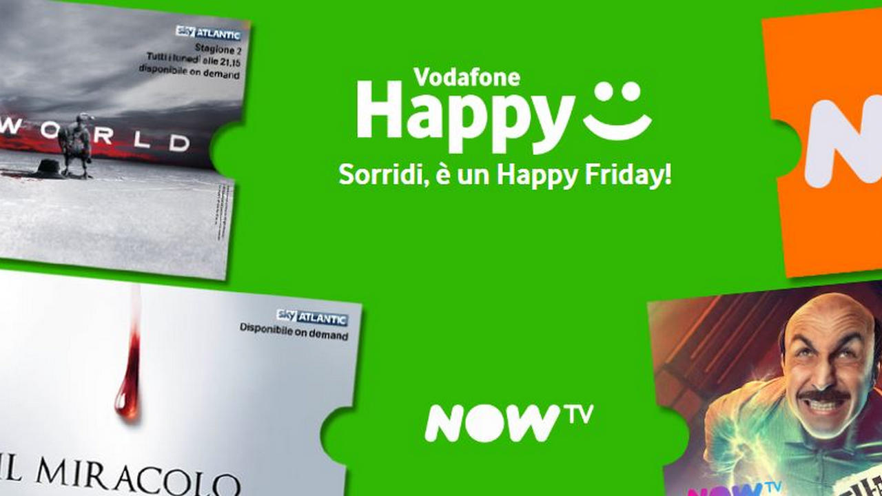 Vodafone Happy Friday 13 Settembre