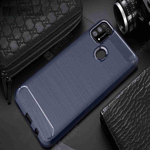 Brushed Carbon Fiber Phone Case for Samsung Galaxy M31
