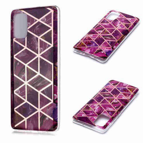 Electroplated Marble Process Phone Case for Samsung Galaxy A71