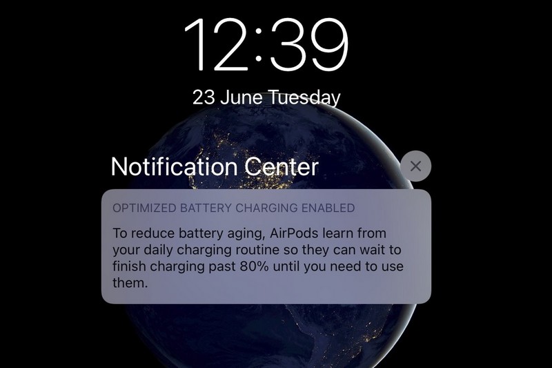 apple airpods optimized battery charging ios 14