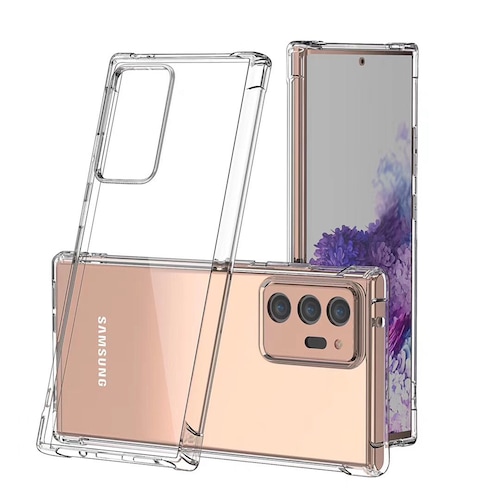 Transparante schokbestendige zachte TPU-telefoonhoes voor de Samsung Galaxy Note 20 Plus