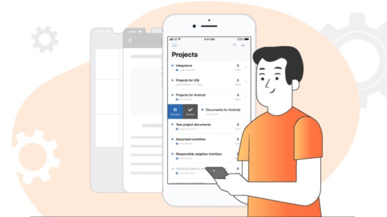 onlyoffice projects app gerenciamento de projetos android